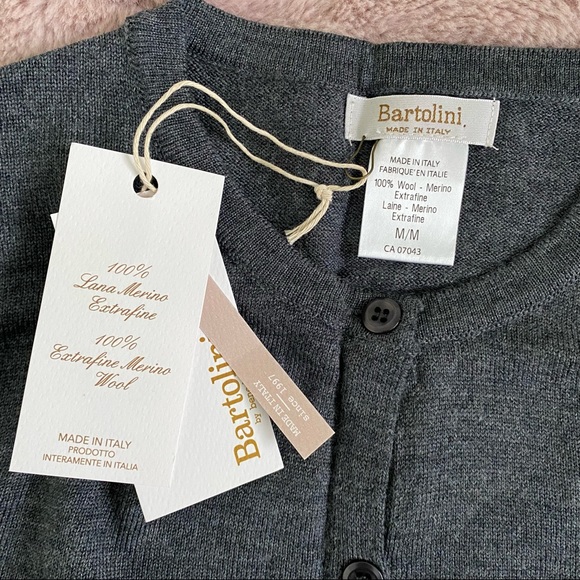 Bartolini Extrafine Merino wool cardigan - Picture 8 of 9